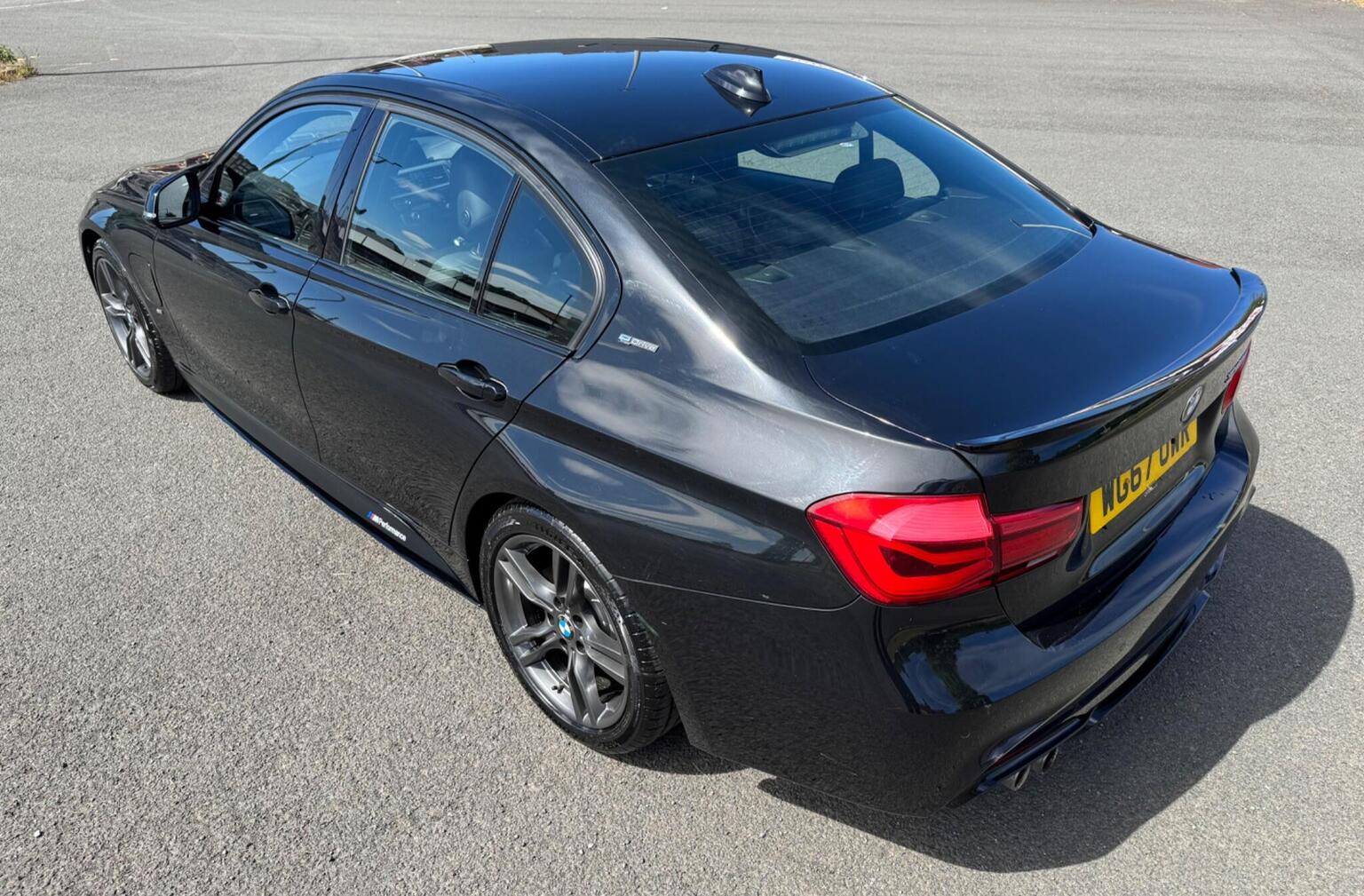 2017 BMW 3 SERIES 2.0 330e 7.6kWh M Sport Auto Euro 6 (s/s) 4dr, exterior view 2
