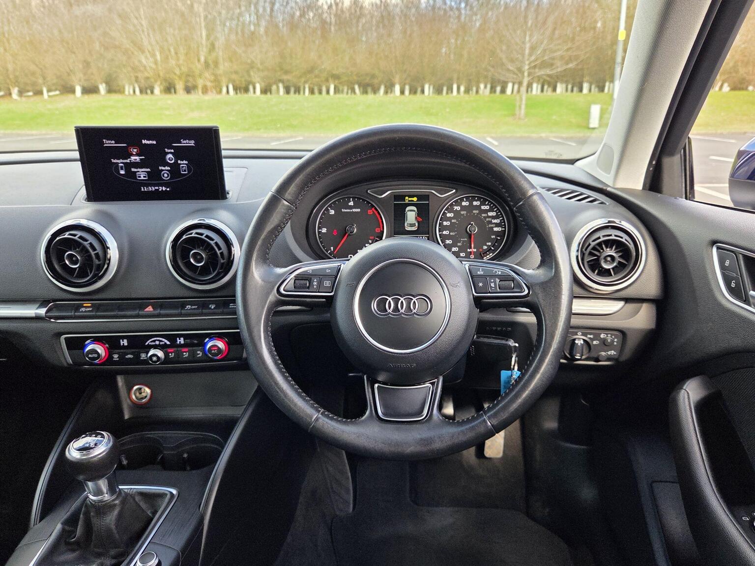 2015 Audi A3 1.6 TDI Sport Sportback Euro 6 (s/s) 5dr, exterior view 4