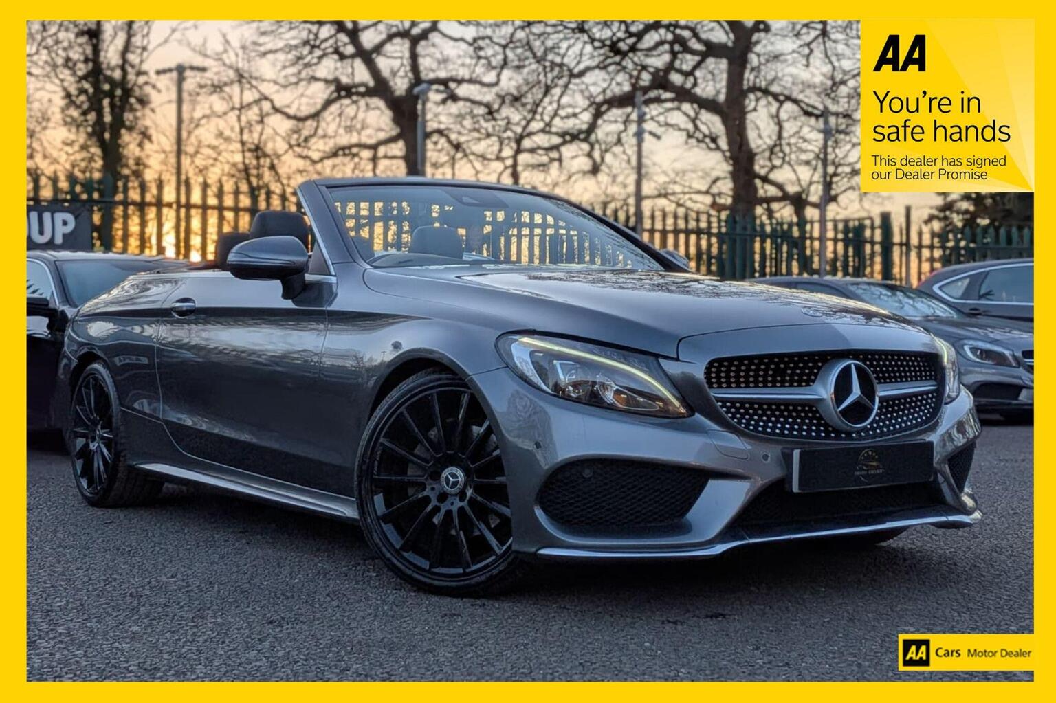 2017 Mercedes-Benz C CLASS 2.1 C220d AMG Line Cabriolet G-Tronic+ Euro 6 (s/s) 2dr for sale, exterior front view
