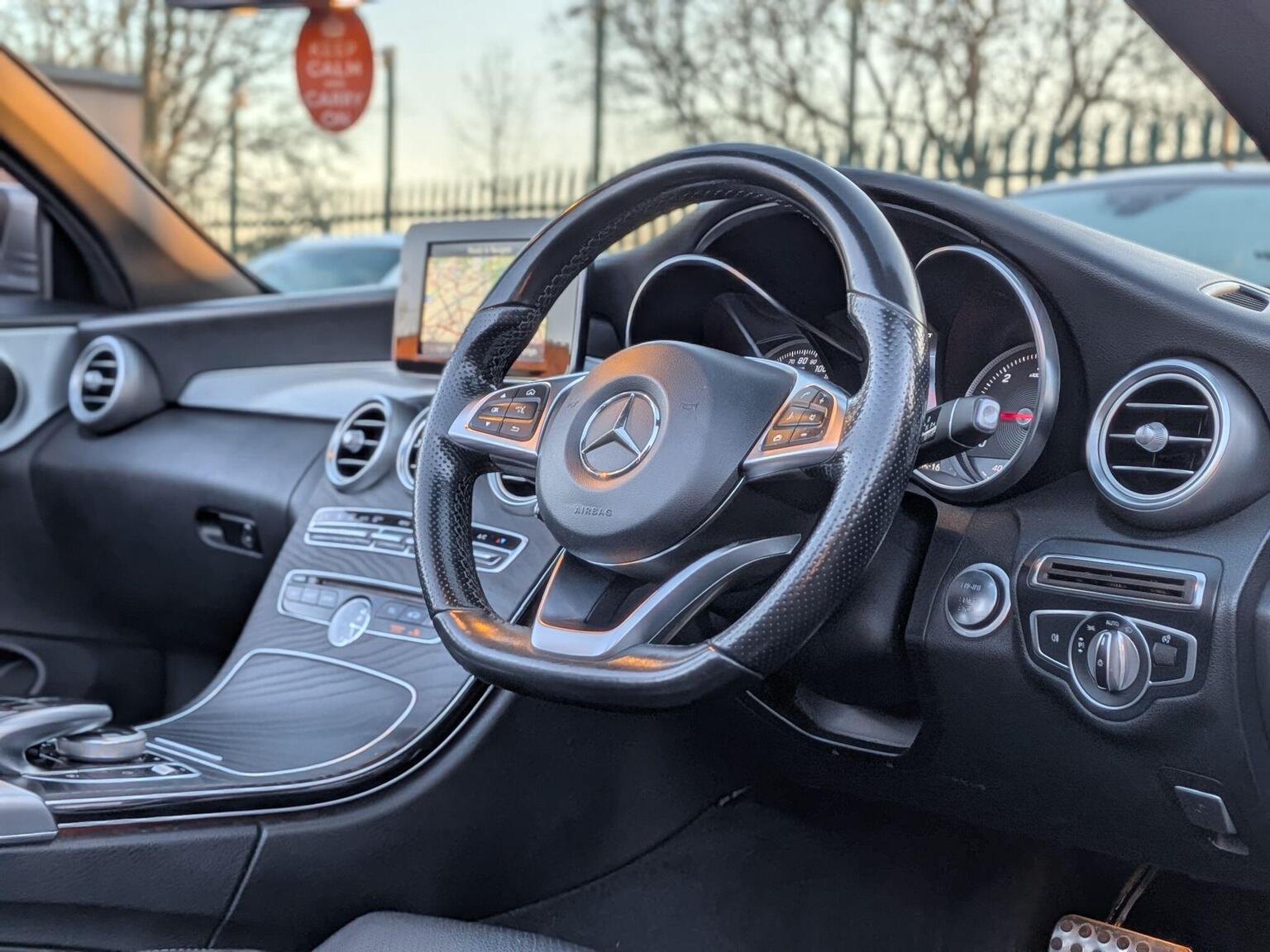 2017 Mercedes-Benz C CLASS 2.1 C220d AMG Line Cabriolet G-Tronic+ Euro 6 (s/s) 2dr, exterior view 4
