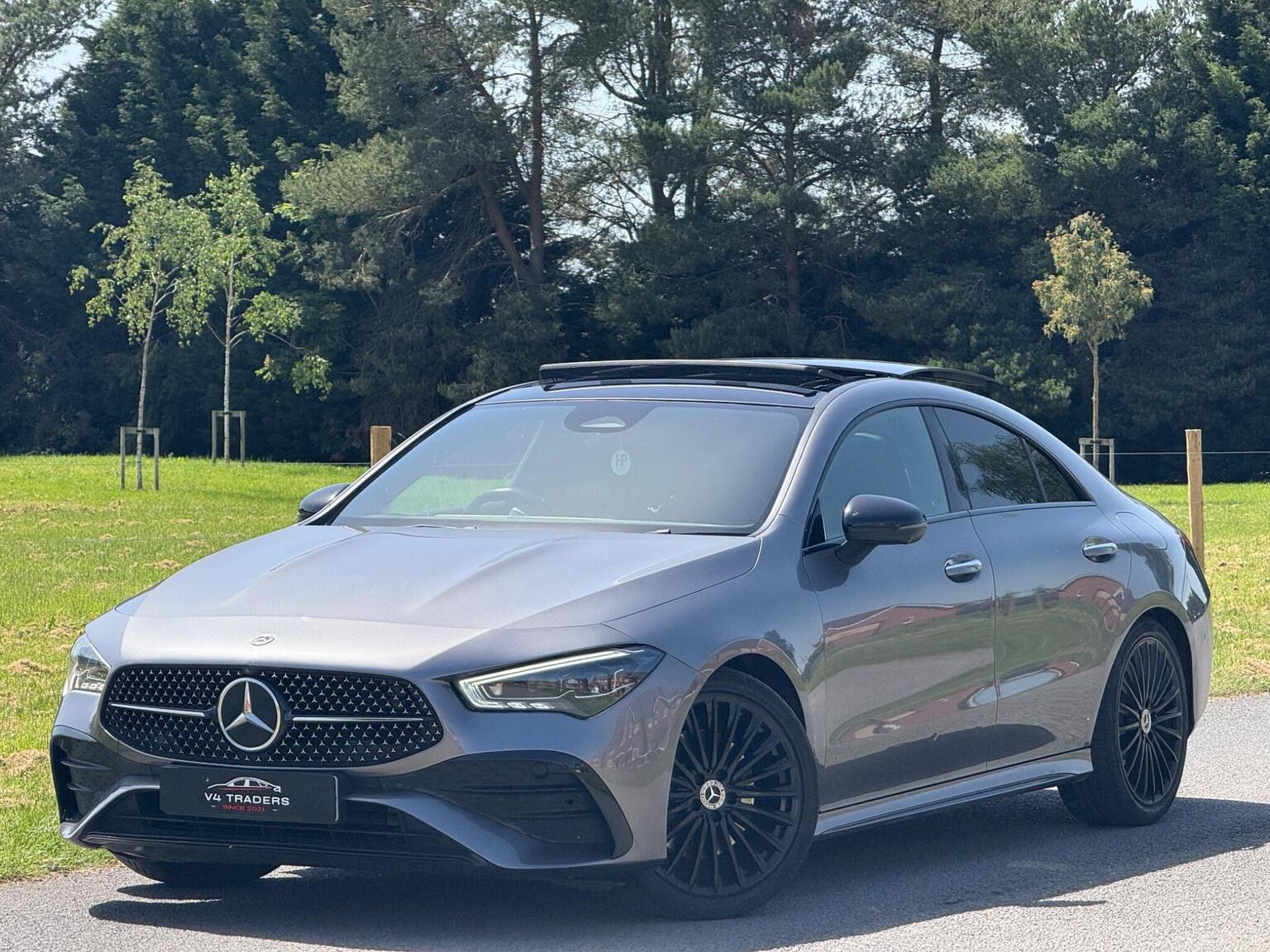 2024 Mercedes-Benz CLA 2.0 CLA220d AMG Line (Premium Plus) Coupe 8G-DCT Euro 6 (s/s) 4dr, exterior view 2
