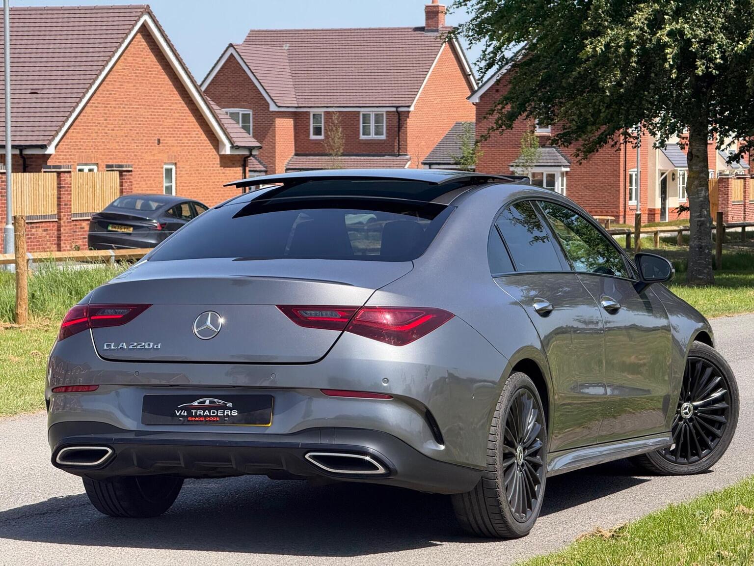 2024 Mercedes-Benz CLA 2.0 CLA220d AMG Line (Premium Plus) Coupe 8G-DCT Euro 6 (s/s) 4dr, exterior view 3