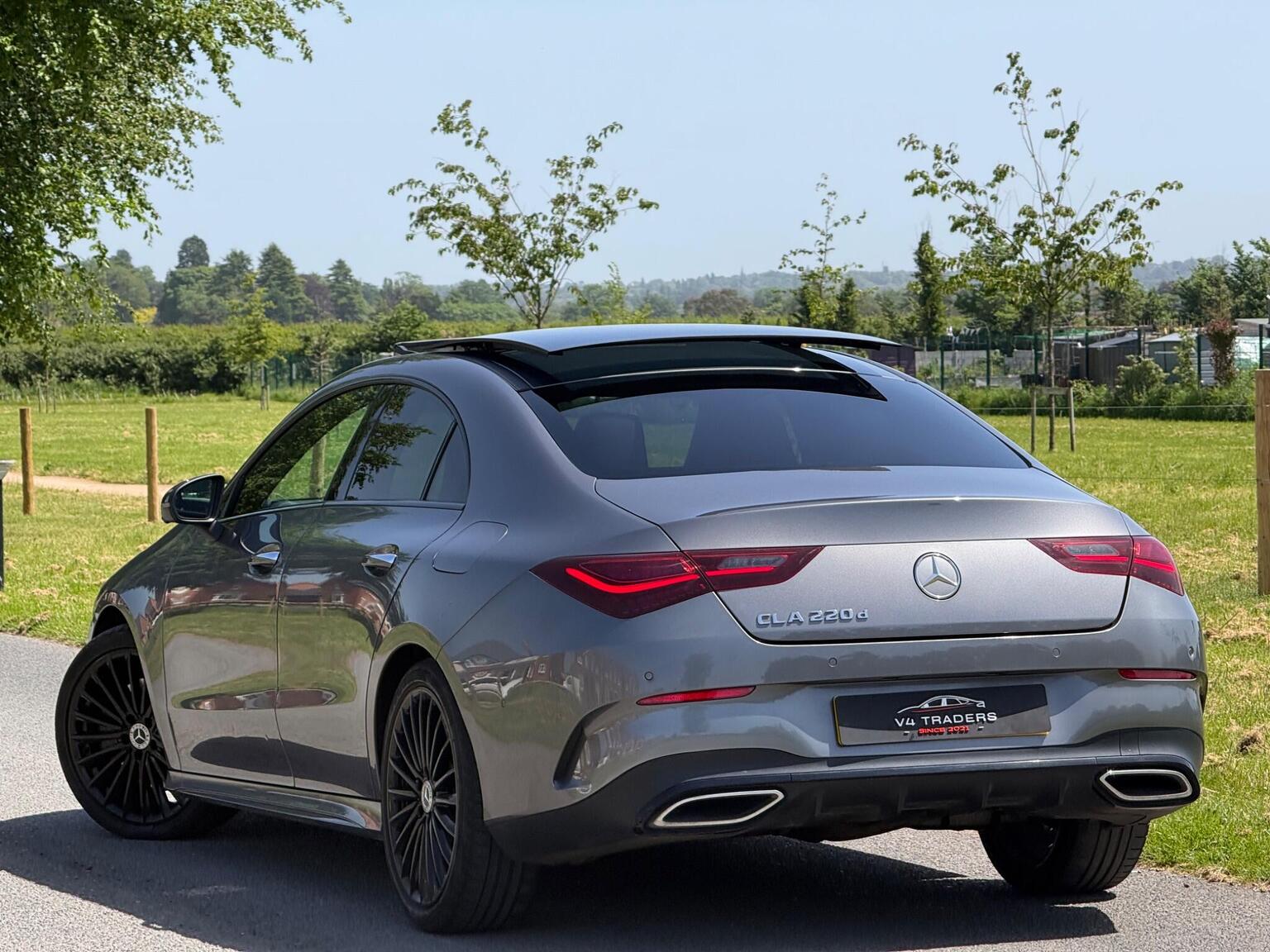 2024 Mercedes-Benz CLA 2.0 CLA220d AMG Line (Premium Plus) Coupe 8G-DCT Euro 6 (s/s) 4dr, exterior view 4
