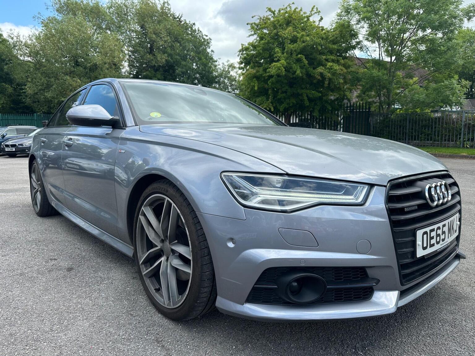 2015 Audi A6 SALOON 3.0 TDI V6 Black Edition S Tronic quattro Euro 6 (s/s) 4dr, exterior view 2