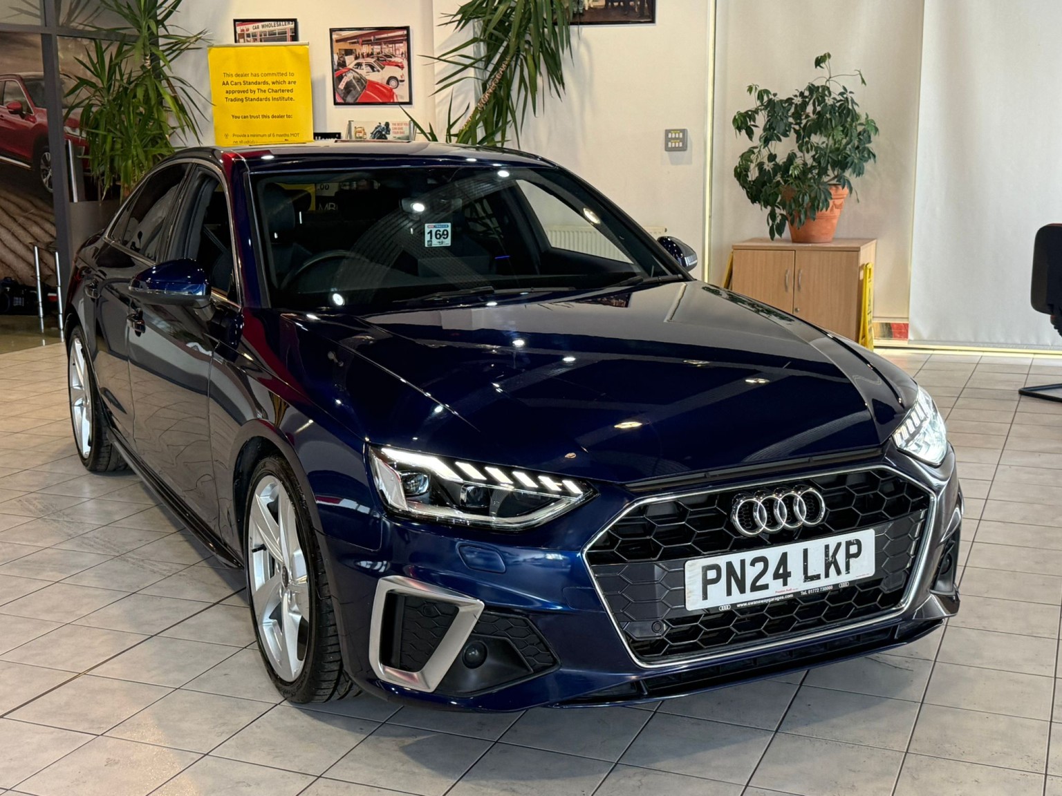2024 Audi A4 2.0 TFSI 40 S line(cat-s), exterior view 2